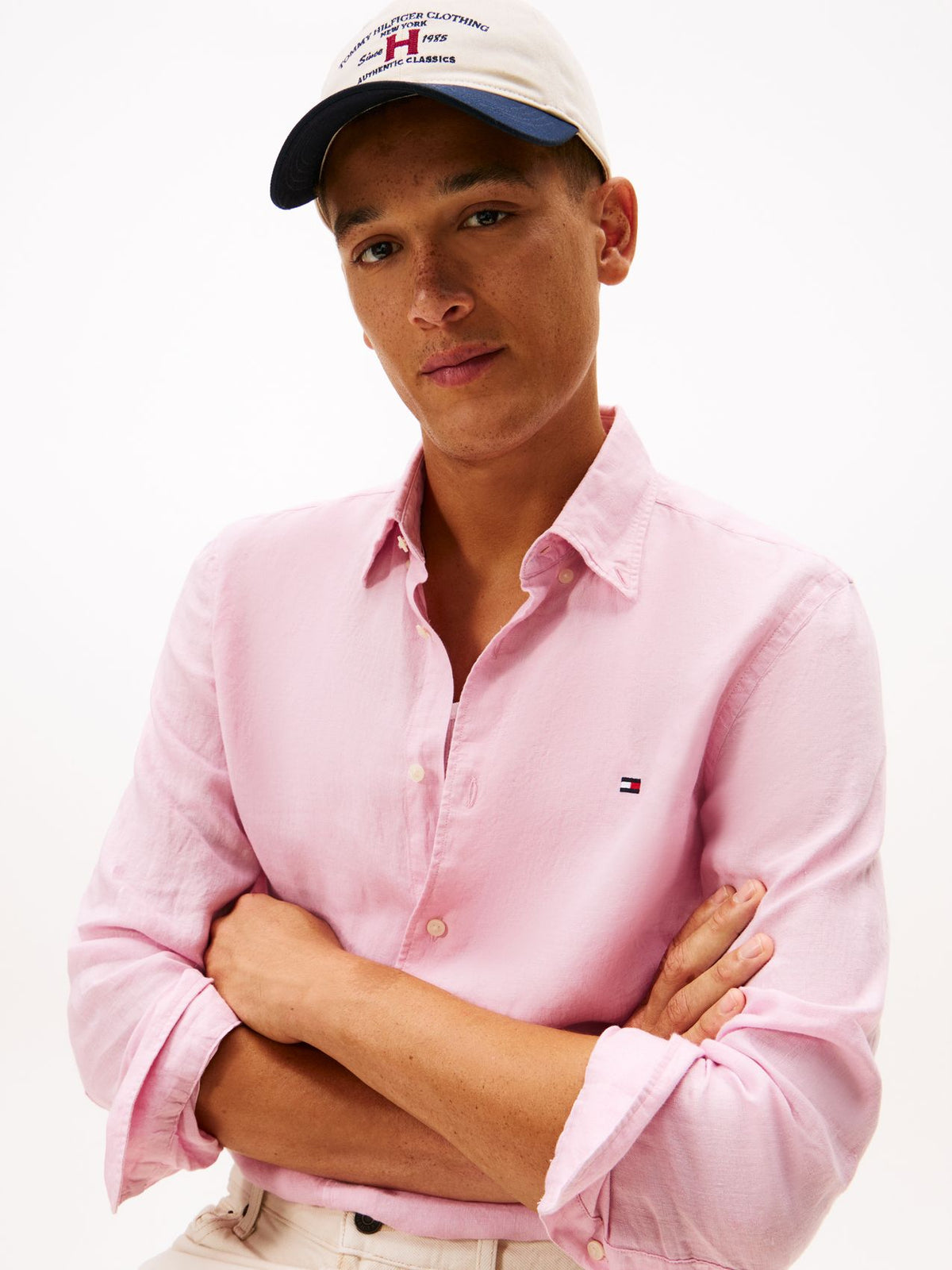 TOMMY HILFIGER PIGMENT DYED LI SOLID RF SHIRT