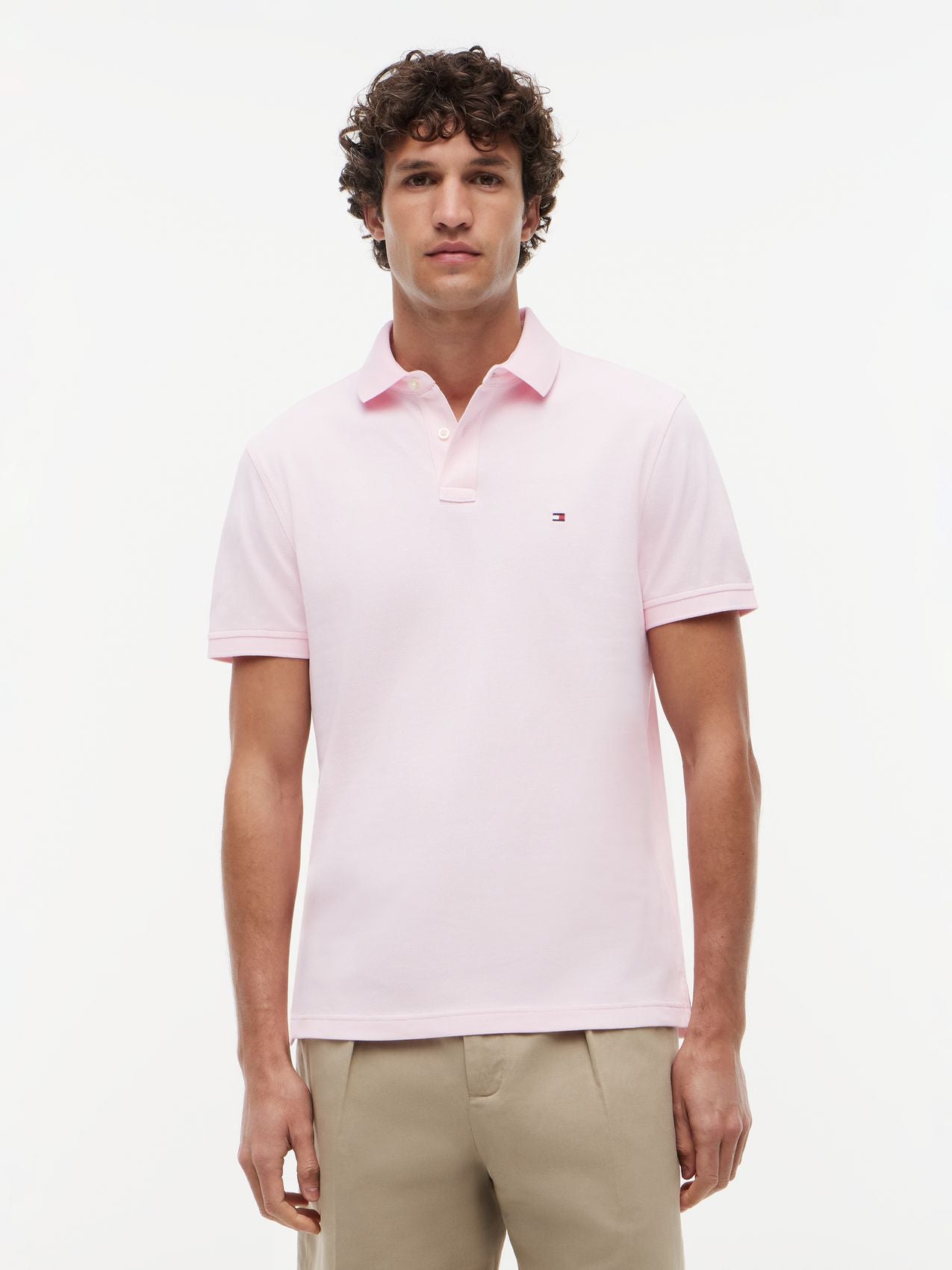 TOMMY HILFIGER 1985 Regular Fit Pique Polo Shirt L
