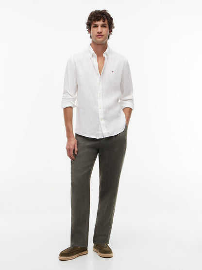TOMMY HILFIGER PIGMENT DYED LI SOLID RF SHIRT