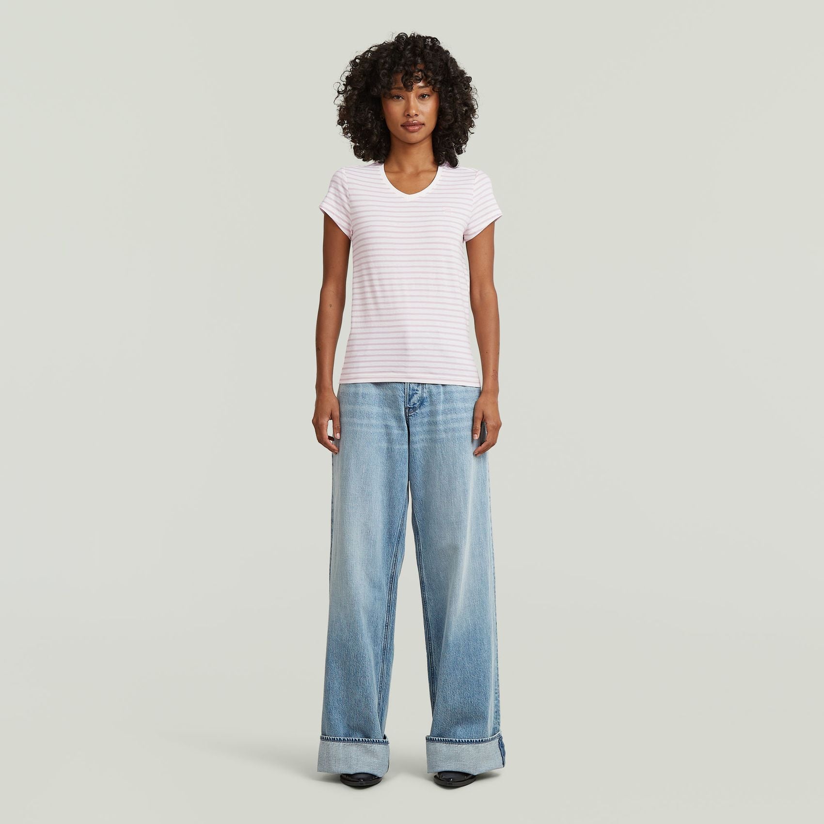 Stripe eyben slim v t 2.0 wmn