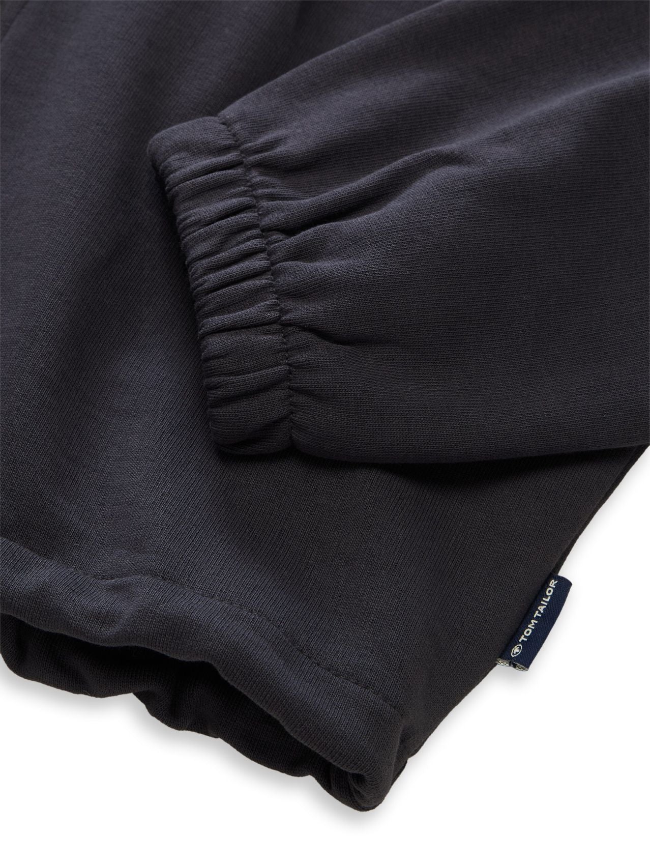 Cropped Hoodie Sweatjacke aus Baumwolle
