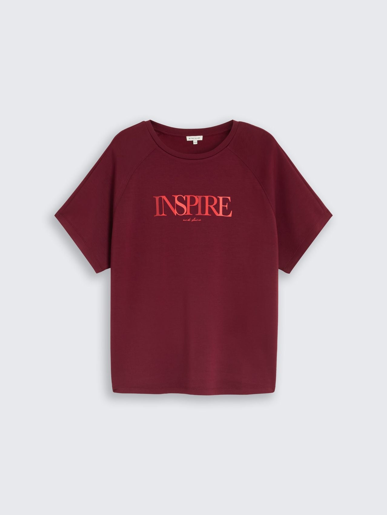 Plus Size - Scuba T-Shirt mit Schriftzug