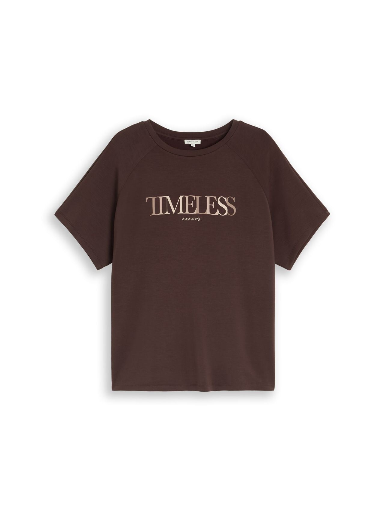 Plus Size - Scuba T-Shirt mit Schriftzug