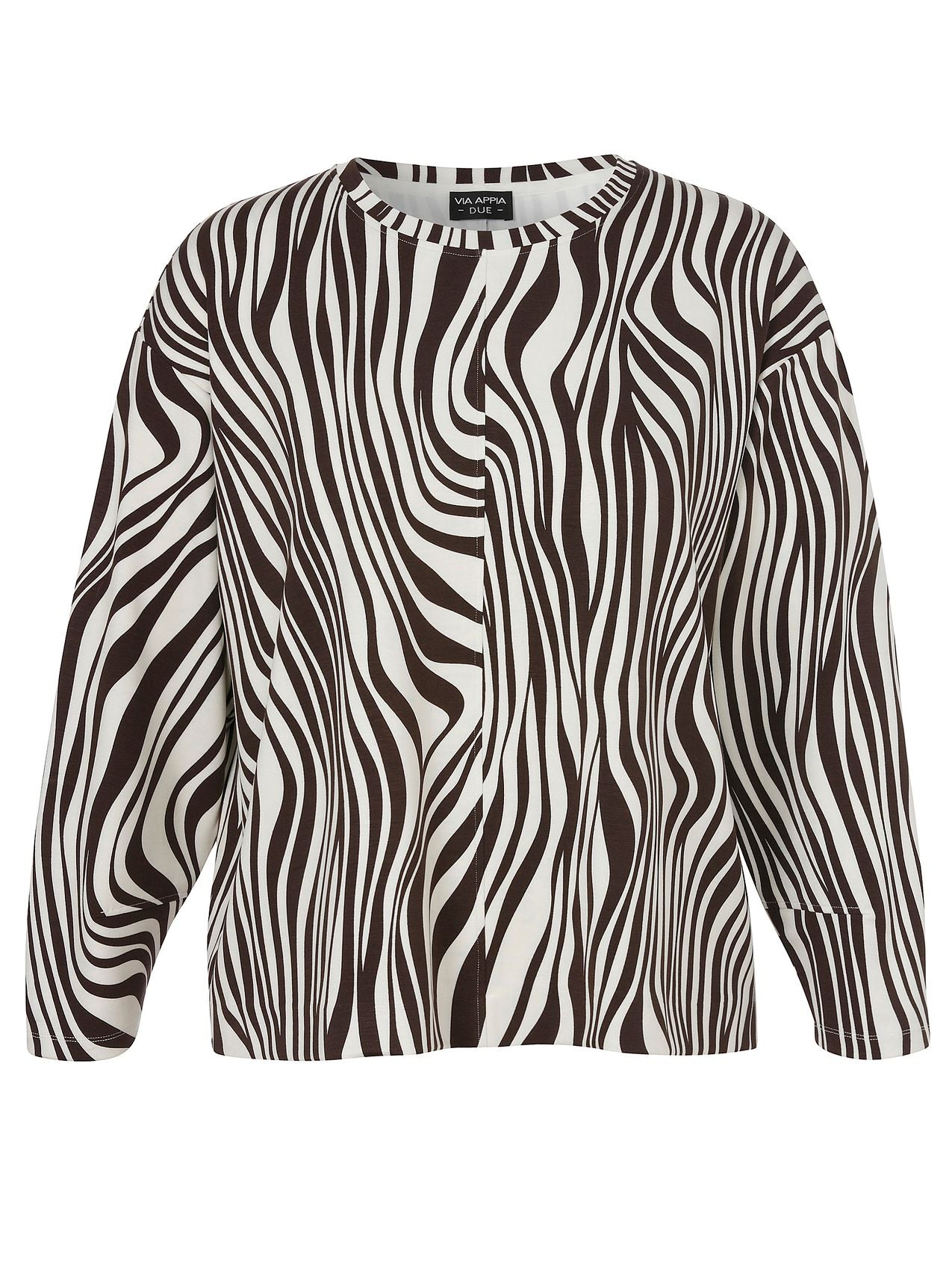 VIA APPIA Sweatshirt Rundhals 1/1 Arm Druck 54