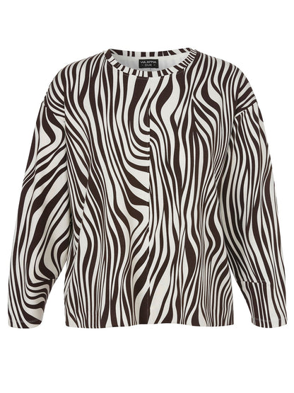 VIA APPIA Sweatshirt Rundhals 1/1 Arm Druck 54