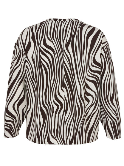 VIA APPIA Sweatshirt Rundhals 1/1 Arm Druck