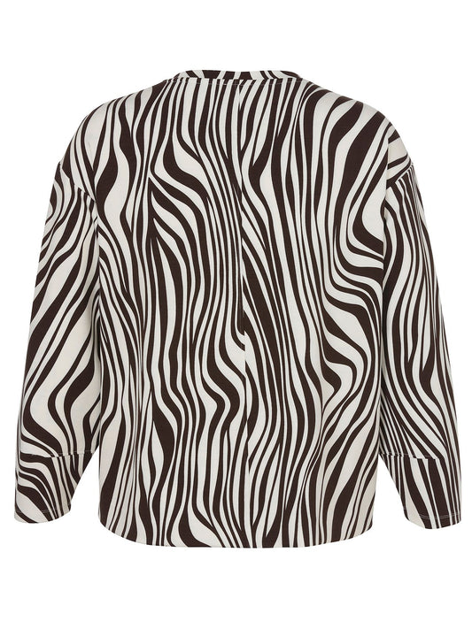 VIA APPIA Sweatshirt Rundhals 1/1 Arm Druck