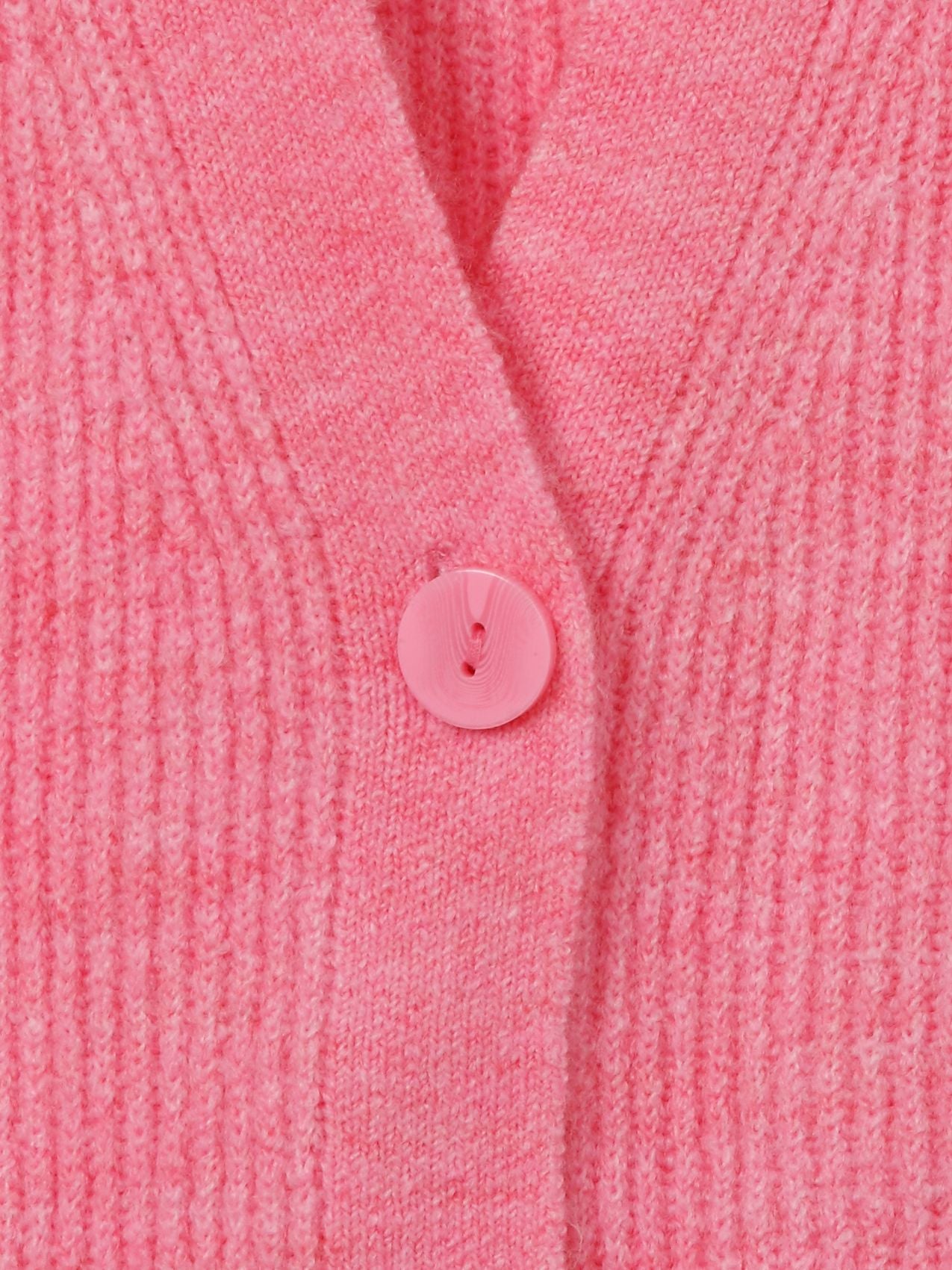 Jacke V-Ausschnitt 1/1 Arm Knöpfe  Struktur
