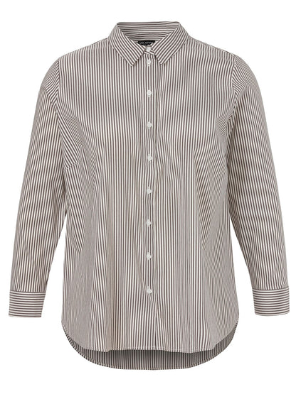 Bluse Hemdkragen 1/1 Arm  Streifen