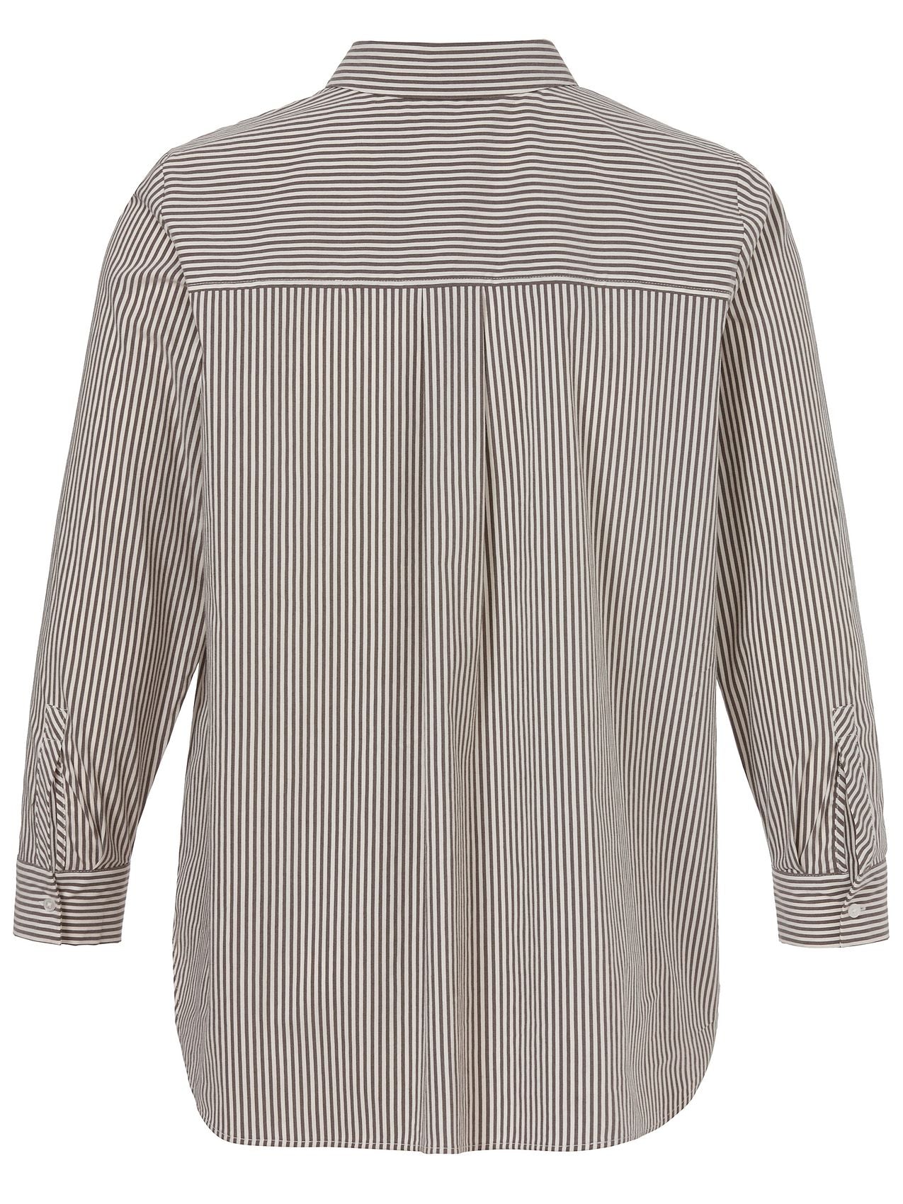 Bluse Hemdkragen 1/1 Arm  Streifen