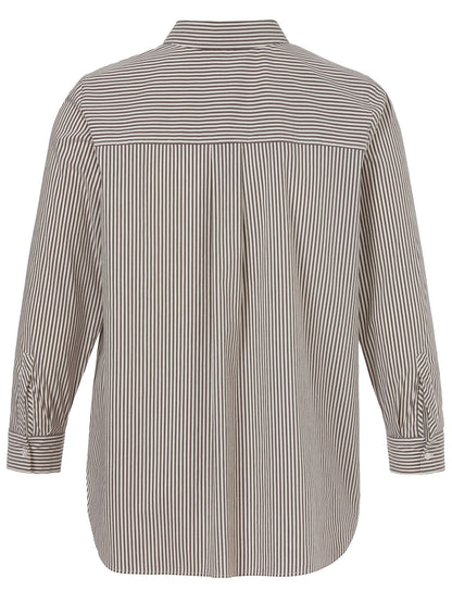 Bluse Hemdkragen 1/1 Arm  Streifen