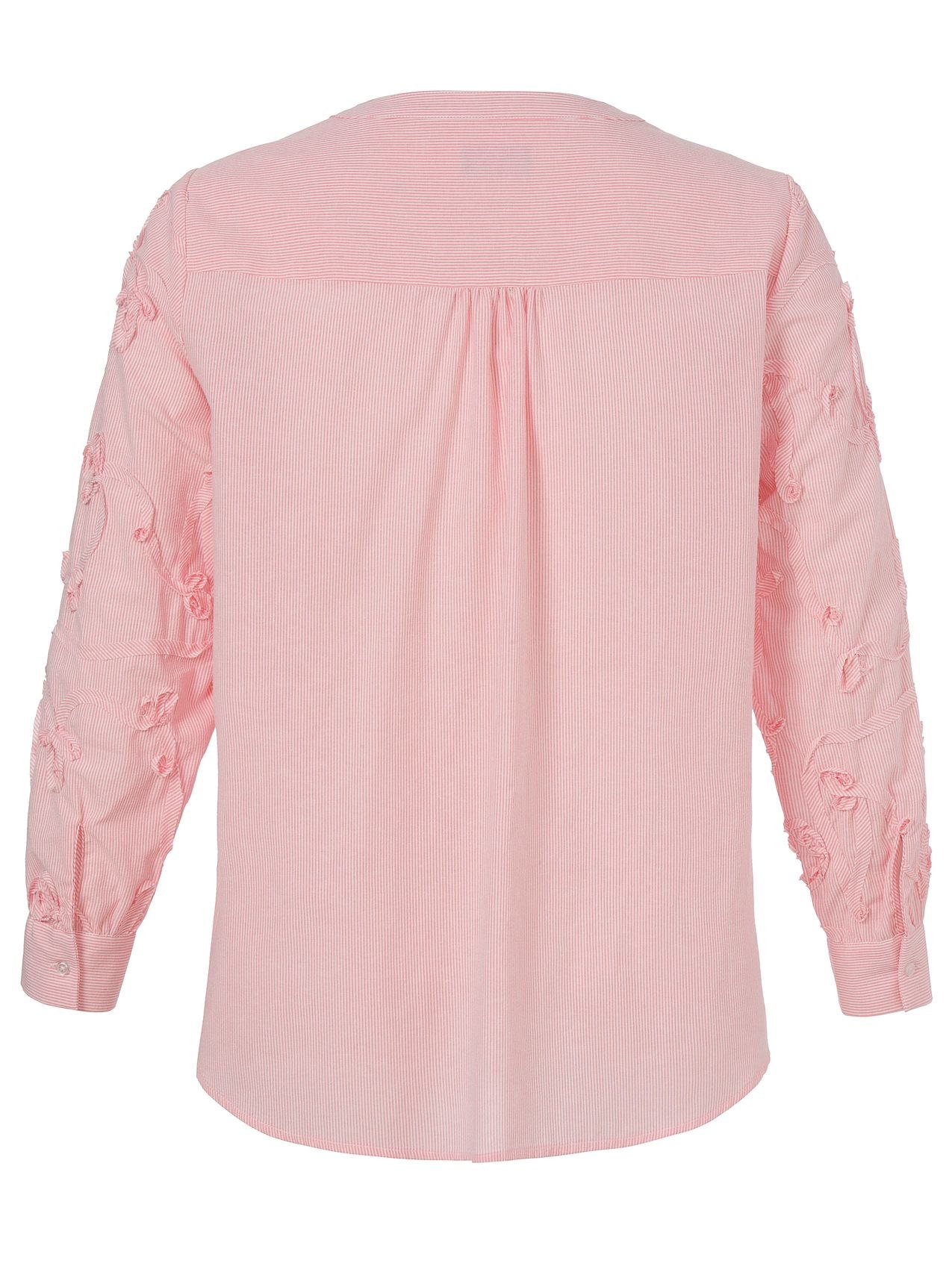 Bluse V-Ausschnitt 1/1 Arm Streifen