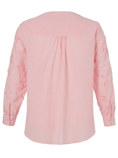 Bluse V-Ausschnitt 1/1 Arm Streifen