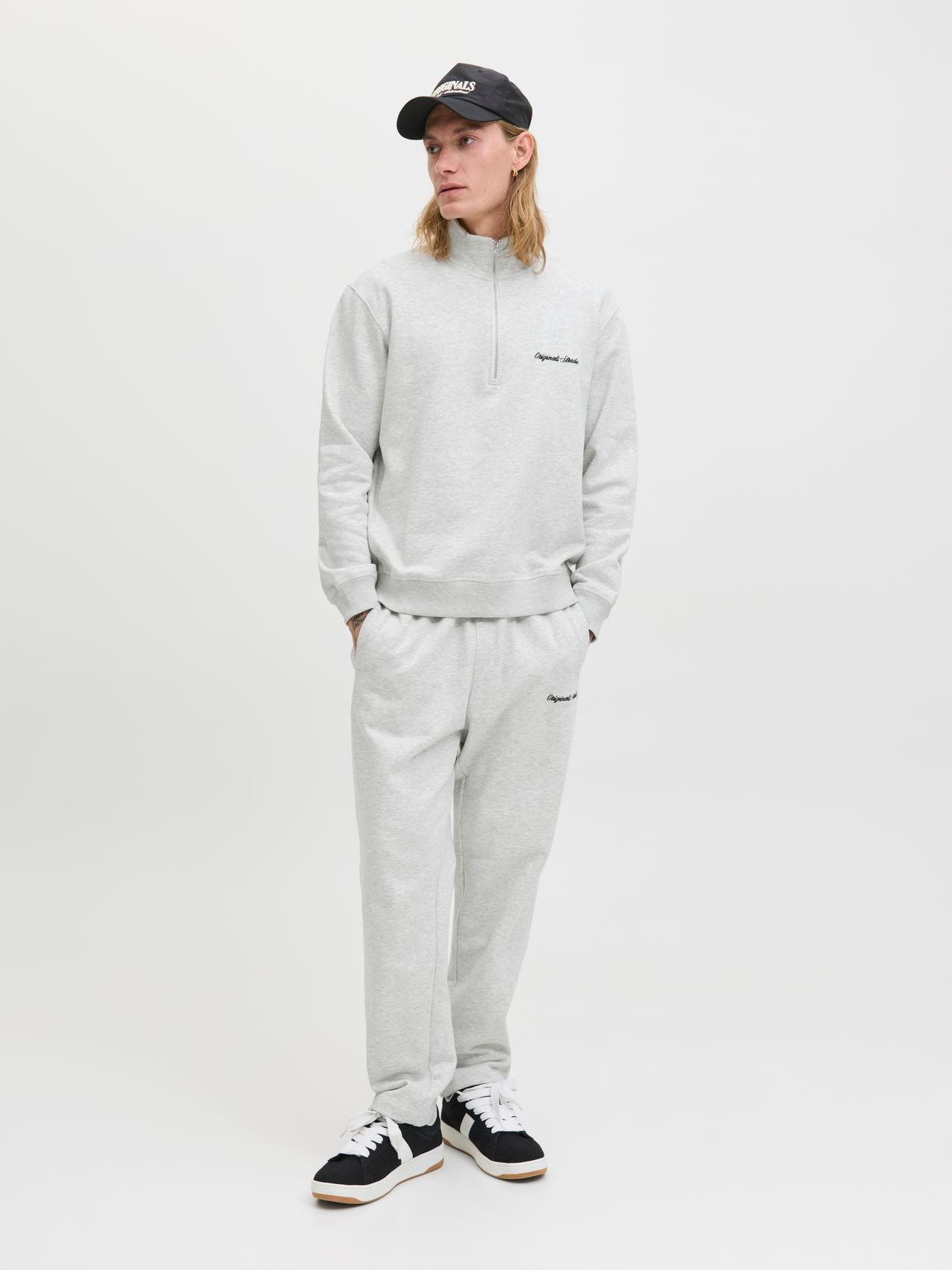 JORNORREBRO EMB SWEAT HIGH NECK SN