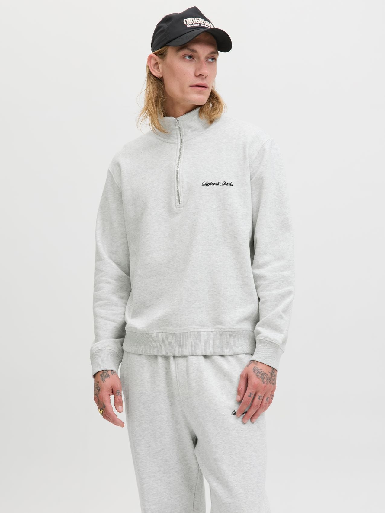 JORNORREBRO EMB SWEAT HIGH NECK SN