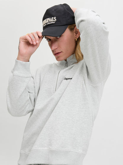 JORNORREBRO EMB SWEAT HIGH NECK SN