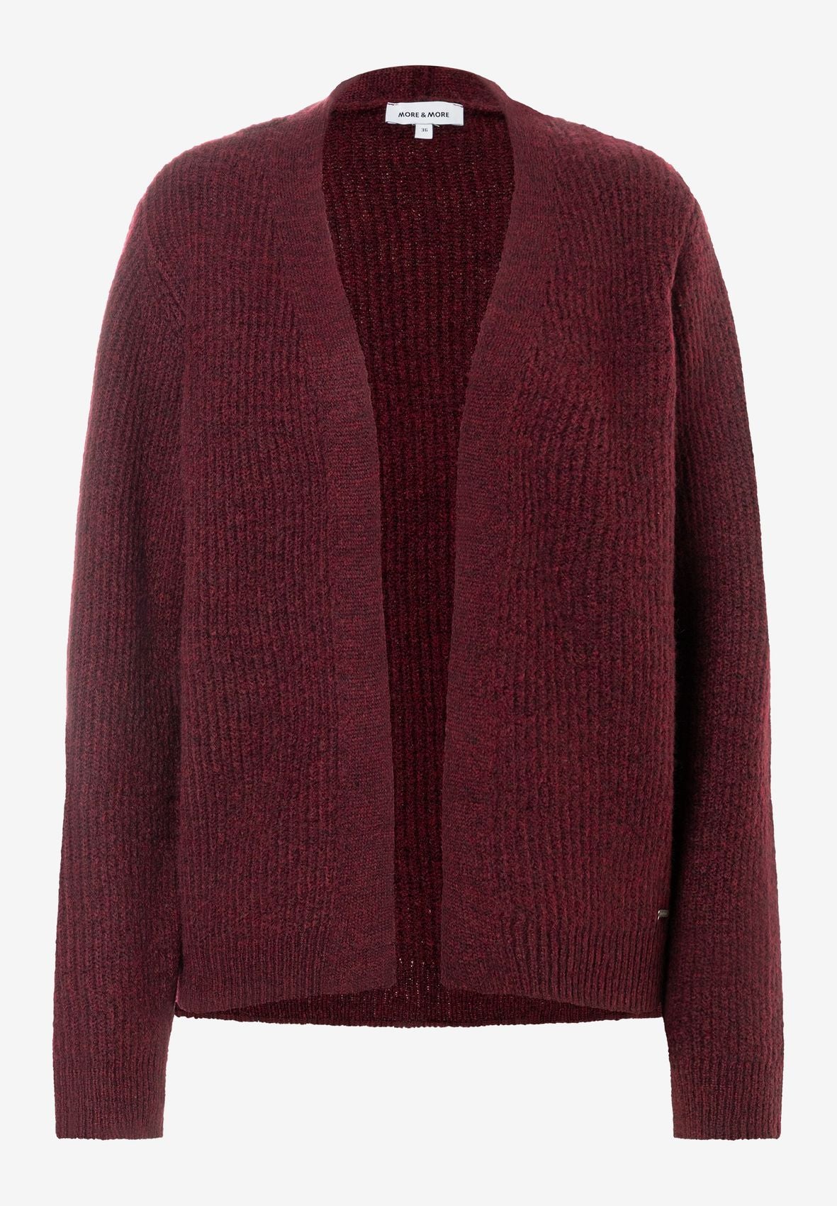 Cardigan, pomegranate red