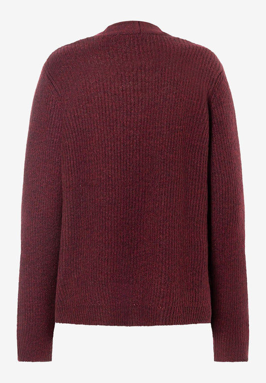 MORE & MORE Cardigan, pomegranate red