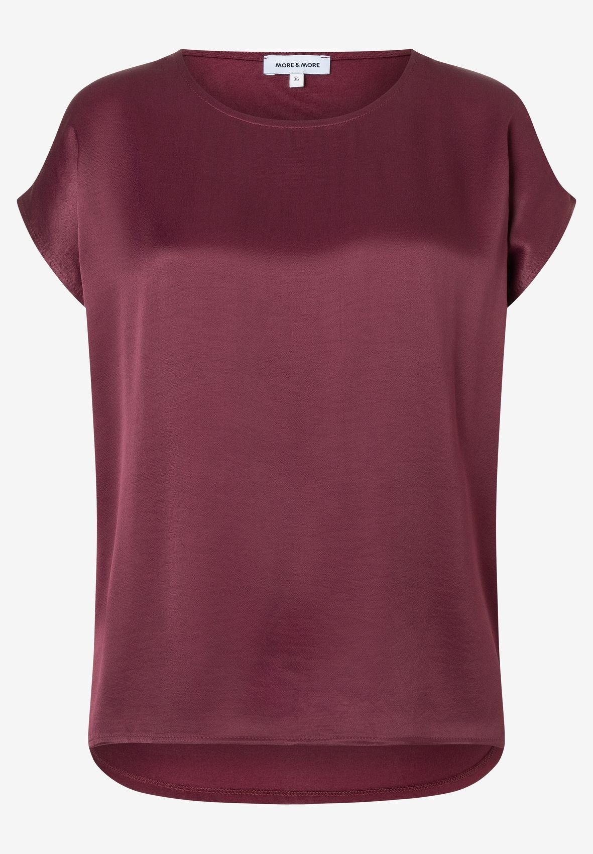Shirt, pomegranate red