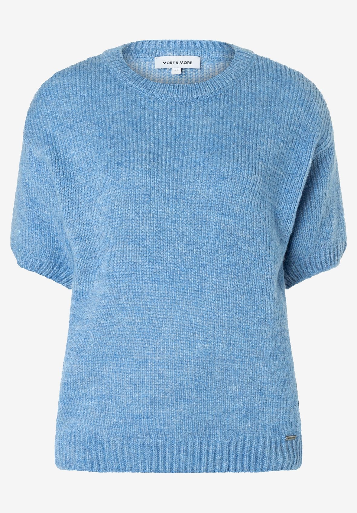 Cape-Pullover, 3/4 Sleeve, autumn blue