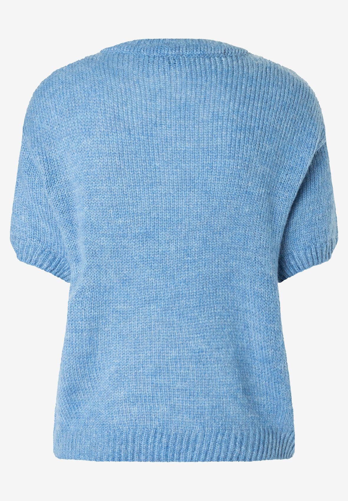 Cape-Pullover, 3/4 Sleeve, autumn blue