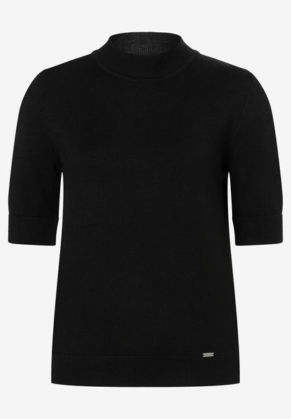 Turtleneck Pullover, black