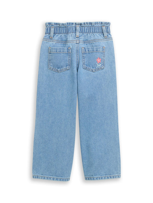 TOM TAILOR Wide Leg Jeans mit Stickerei