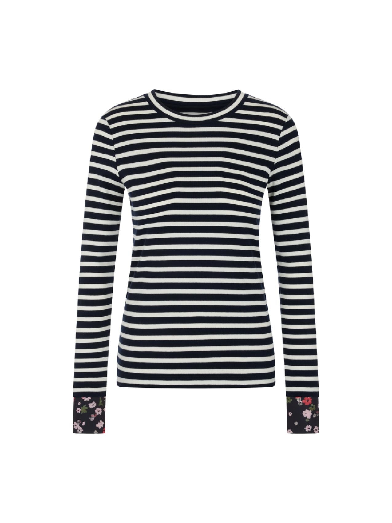 Langarm-Shirt in Streifenoptik