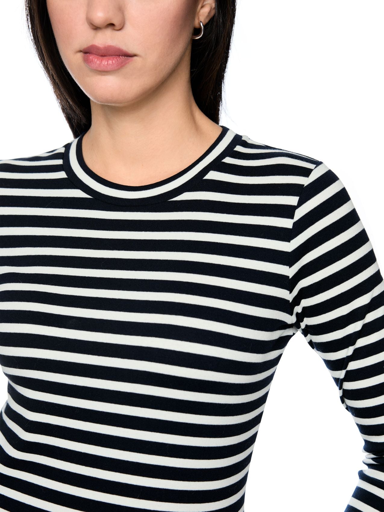 Langarm-Shirt in Streifenoptik