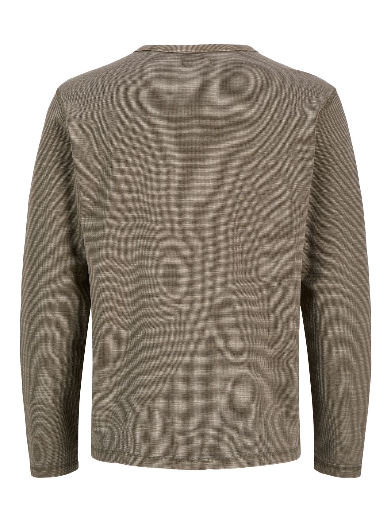 JPRBLUAARON LS HENLEY TEE PLS