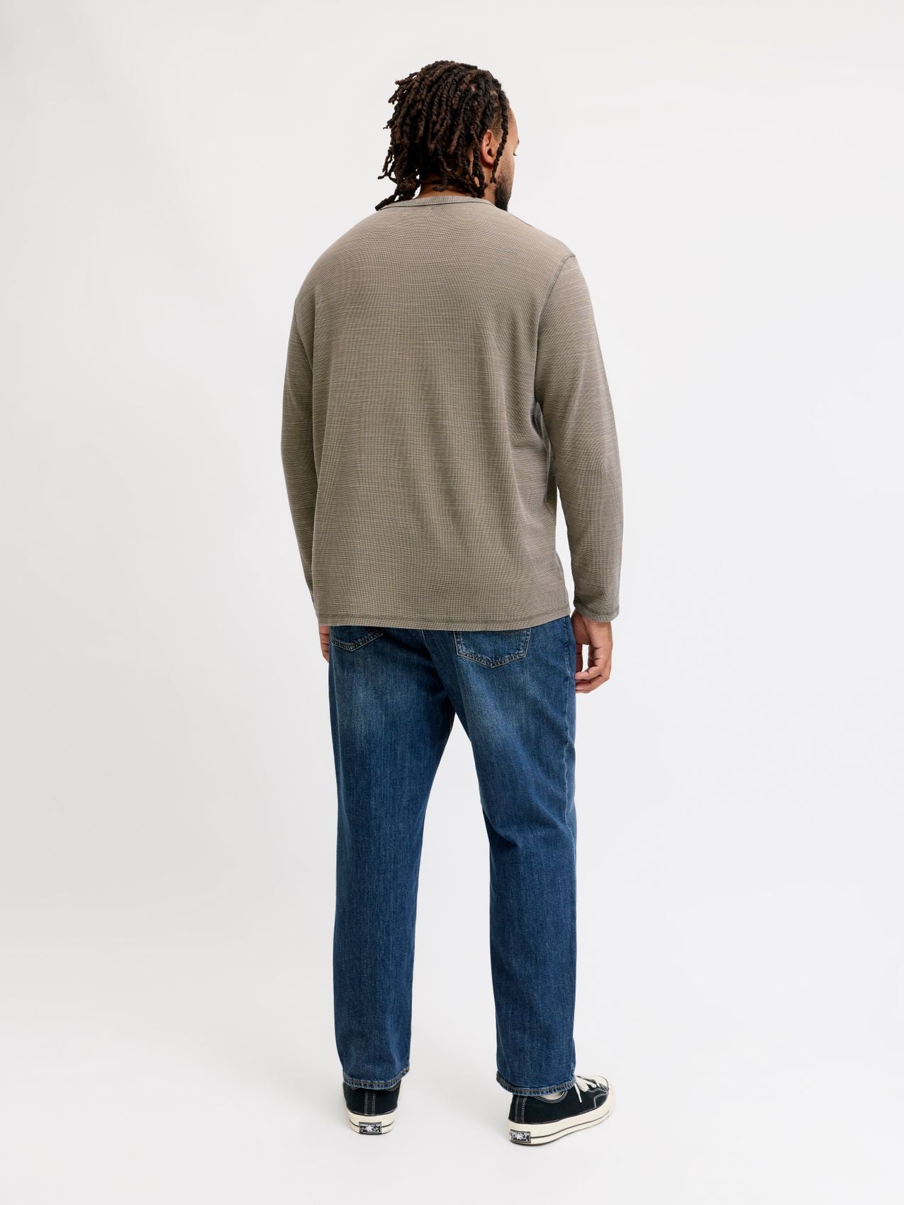 JPRBLUAARON LS HENLEY TEE PLS