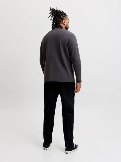 JPRBLUAARON LS HENLEY TEE PLS