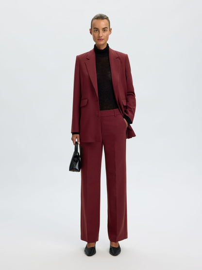 SLWRITA MW WIDE PANT MEL NOOS