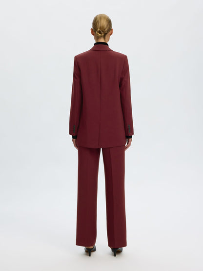 SLWRITA MW WIDE PANT MEL NOOS