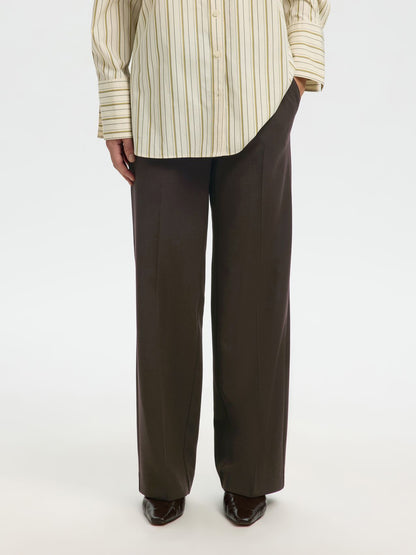 SLWRITA MW WIDE PANT MEL NOOS