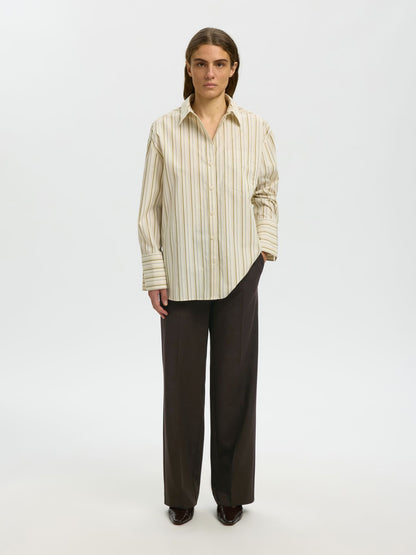 SLWRITA MW WIDE PANT MEL NOOS