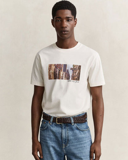GANT T-Shirt mit New York Print