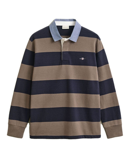 GANT Rugbyshirt mit Blockstreifen