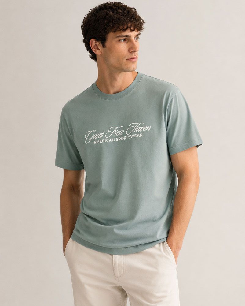 T-Shirt mit Logo-Print
