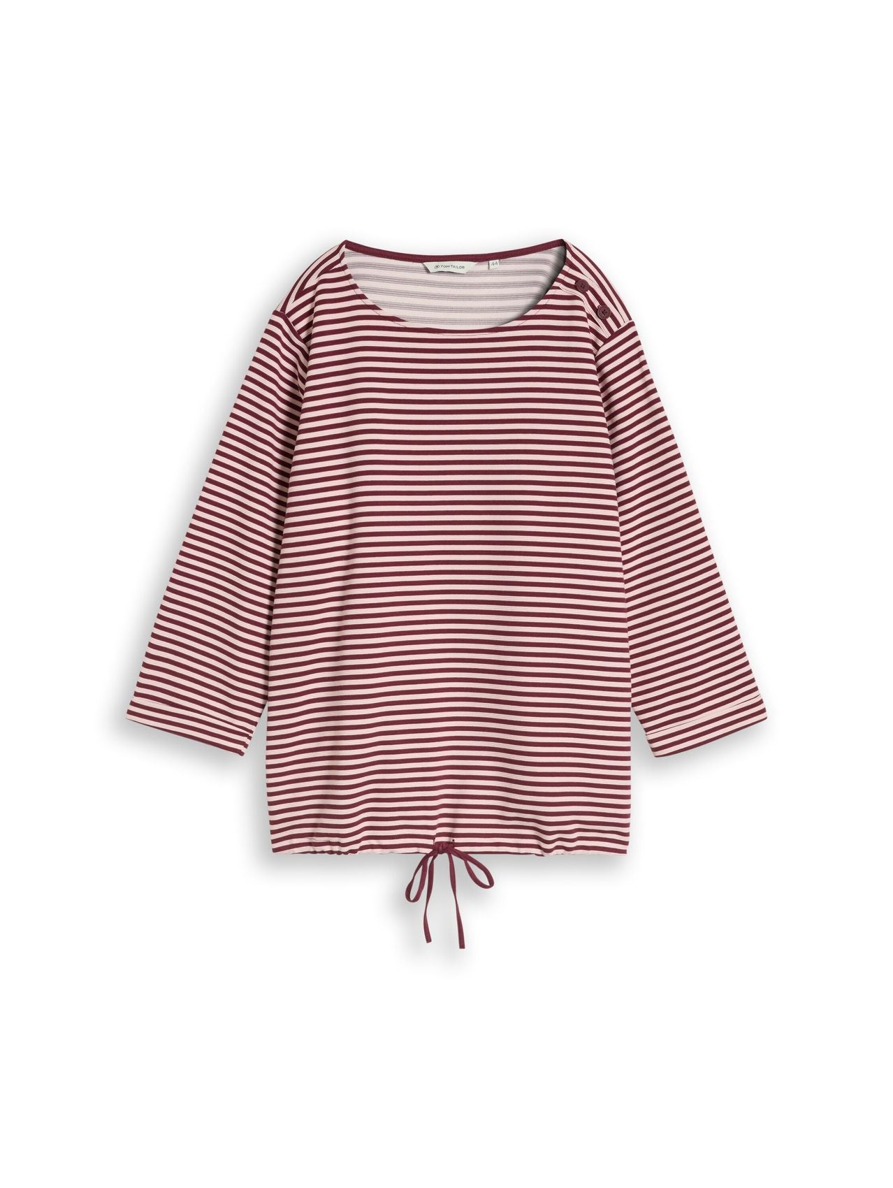 TOM TAILOR Plus Size - Langarmshirt mit Knopf-Details 48