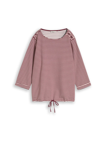 TOM TAILOR Plus Size - Langarmshirt mit Knopf-Details 48