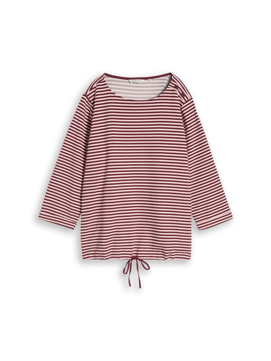 TOM TAILOR Plus Size - Langarmshirt mit Knopf-Details 48