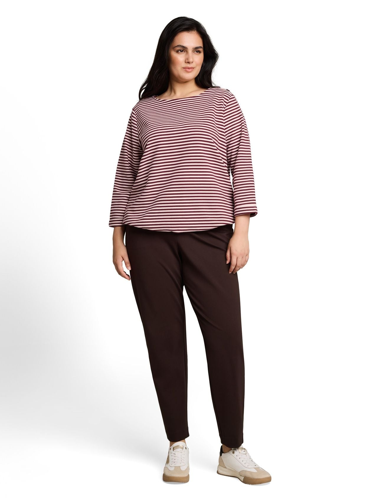 TOM TAILOR Plus Size - Langarmshirt mit Knopf-Details