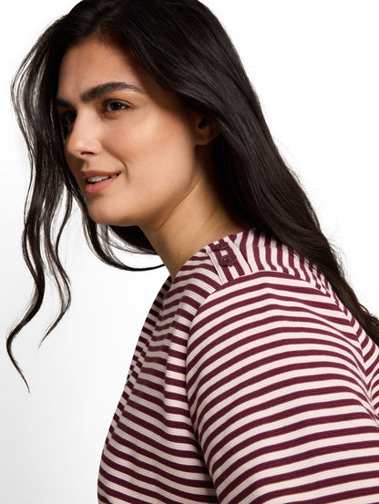 TOM TAILOR Plus Size - Langarmshirt mit Knopf-Details