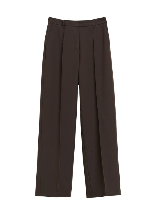 S.OLIVER BLACK Wide-Leg-Hose mit Elastikeinsatz REG