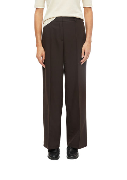 S.OLIVER BLACK Wide-Leg-Hose mit Elastikeinsatz