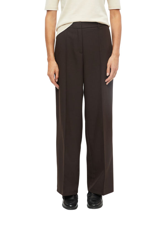 S.OLIVER BLACK Wide-Leg-Hose mit Elastikeinsatz