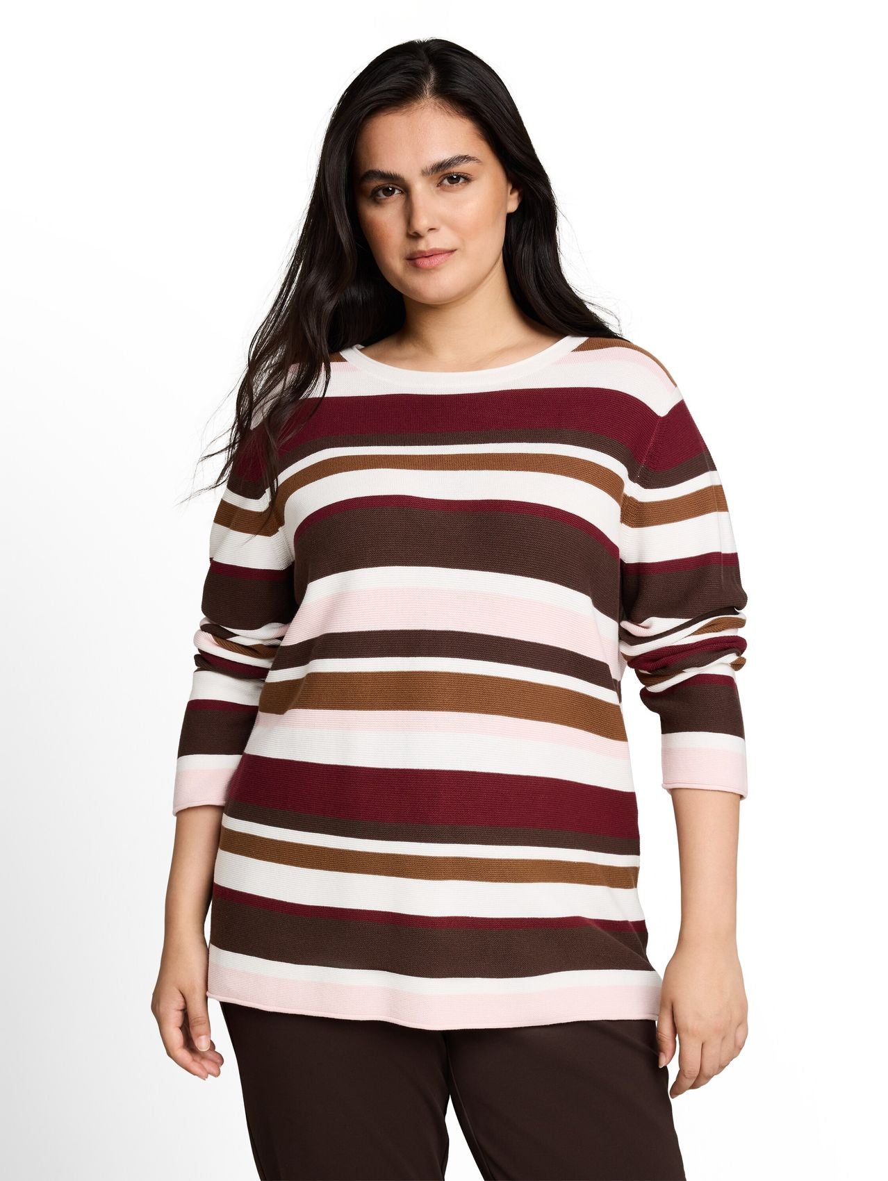TOM TAILOR Plus Size - Strickpullover aus Baumwolle
