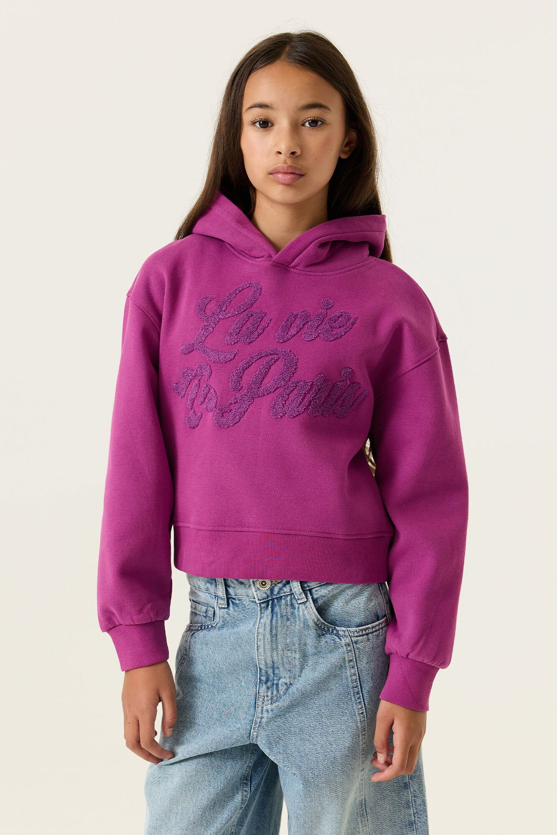 Hoodie mit Teddy-Schriftzug