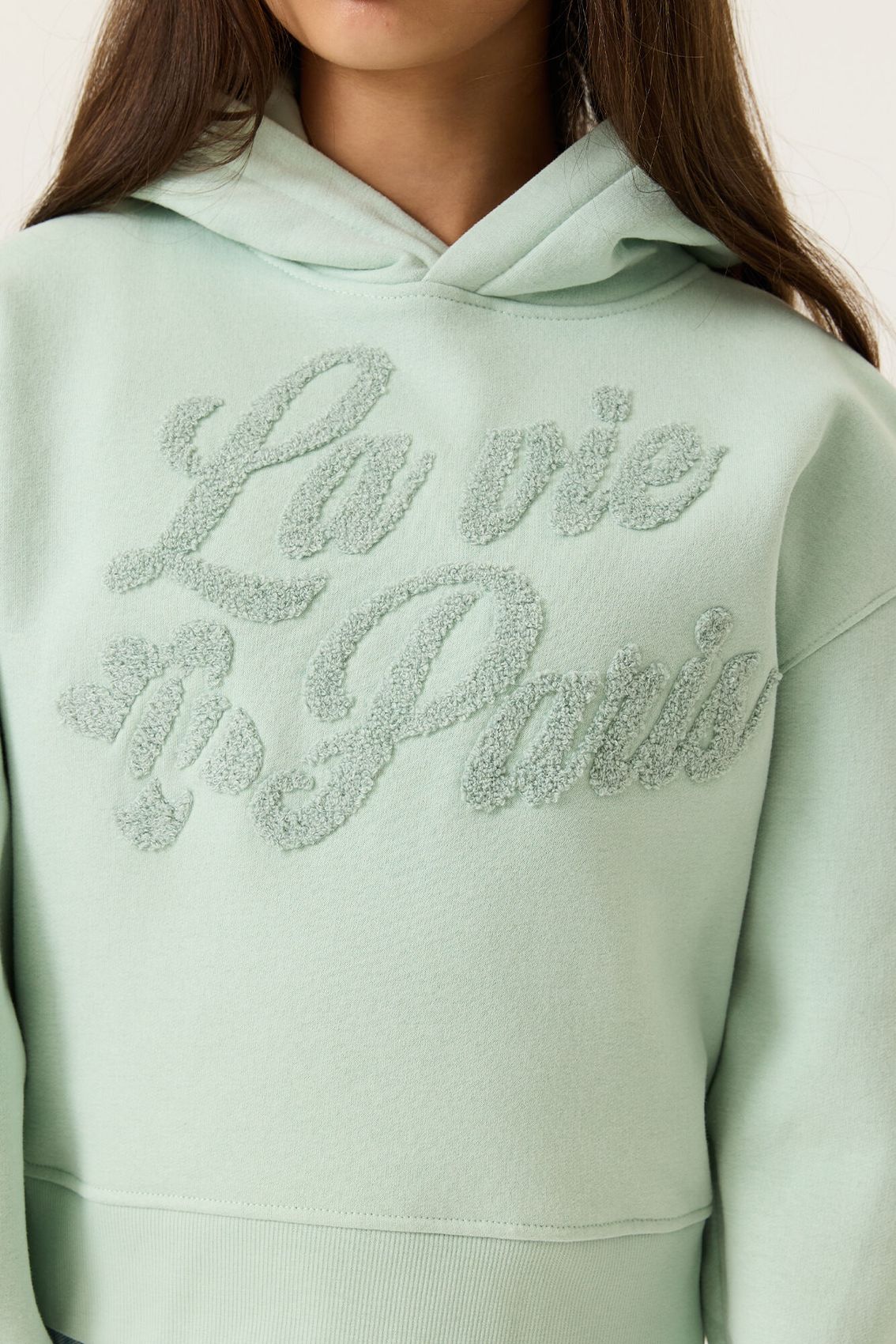 Hoodie mit Teddy-Schriftzug
